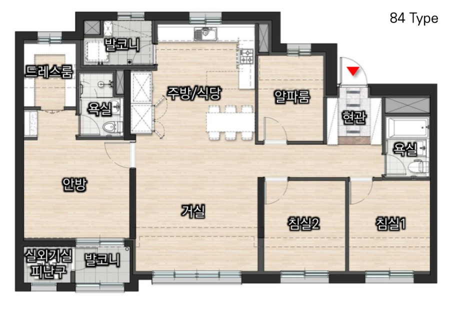 일산역더넥스트 평형대